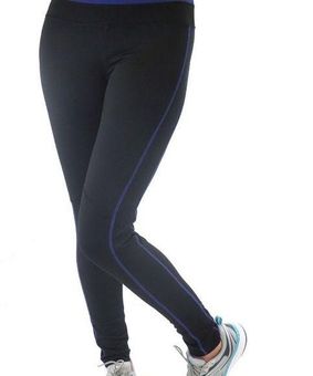 Kyodan Black legging with royal blue stripe Size undefined - $22