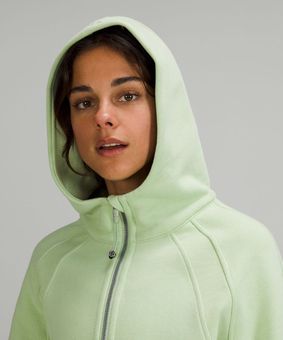 Lululemon Scuba Oversized Half-zip Hoodie In Creamy Mint