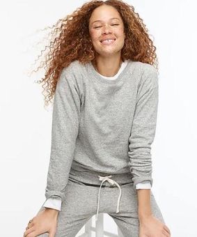 J.Crew • Vintage Cotton Terry Crewneck Pullover sweatshirt lightweight  fleece Size 2X - $32 - From Ellen