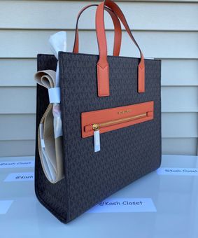 Michael Kors Bags | Michael Kors Kenly Large Tote | Color: Blue/Brown | Size: Large | Ale_Nike's Closet