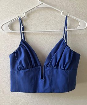 ZARA Blue Corset Top - $25 (16% Off Retail) - From Camila Cristina