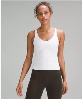 Lululemon Align Waist-Length Tank White Size 6 - $40 (47% Off