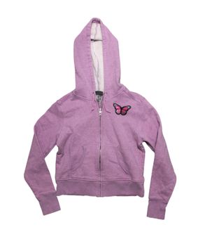 butterfly patch hoodie
