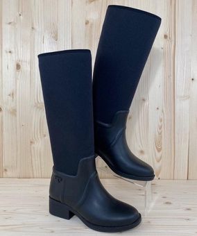 Tory burch april hot sale waterproof rain boot