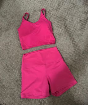 Hot pink workout set