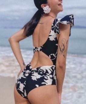 Louis Vuitton Asymmetrical One-Piece Swimsuit