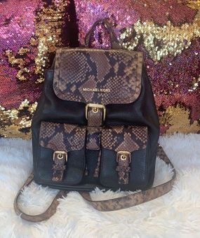 Michael kors flap clearance backpack