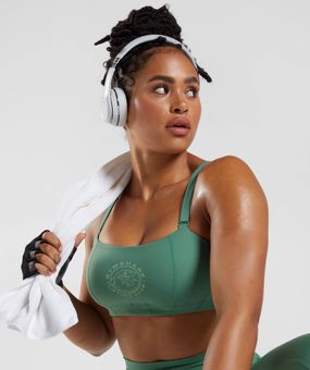 Gymshark Legacy Sports Bra - Hoya Green - $26 (31% Off Retail