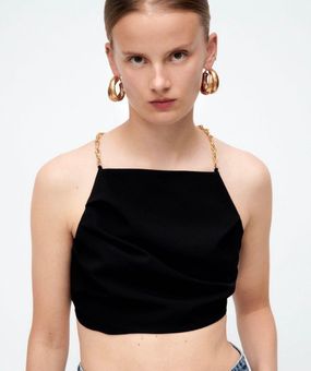 ZARA Strappy Top Halter Tops for Women