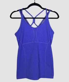 Athleta Empowerment Size Medium Athletic Strappy Racerback Purple Tank Top  - $18 - From Glossy