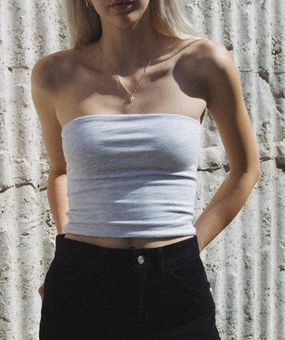 Brandy Melville Tube Top Grey Gray - $13 - From Kaitlin