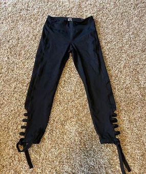 Joy Lab black Leggings with ties 7/8 length Size Small - $17 - From  Allisonand