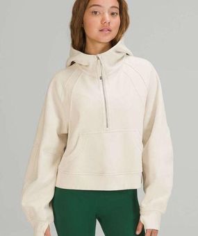 Lululemon Scuba Oversized Half-Zip Hoodie White Opal (XS/S) - $100 - From  Haley