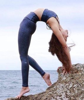 Blue Saltwater Yoga Pants / Leggings