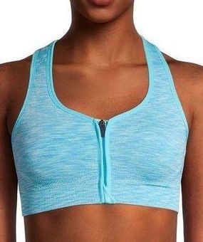 Avia Seamless Zip Front Medium Support Sports Bra Av18191 Size