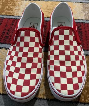 vans tango red checkered
