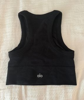 Alo Yoga Seamless Delight High Neck Bra Black Size XS - $50 (31