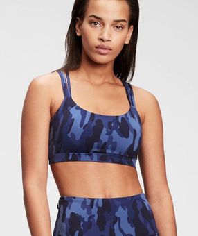 GapFit Eclipse Medium Support Strappy Sports Bra Size Women's XS