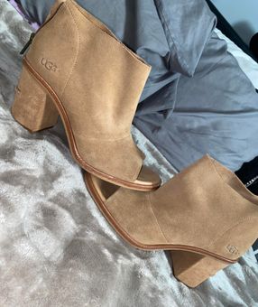 ugg open toe booties