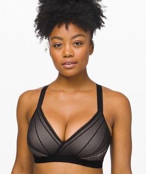 Lululemon Awake to Lace Black Sports Bra Size 34 E / DD - $25 (71