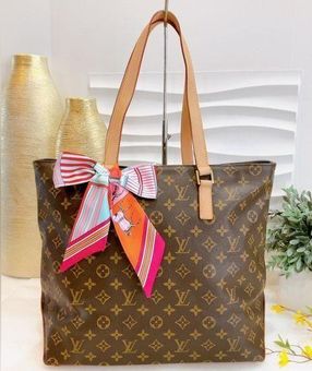 Louis Vuitton, Bags, Beautiful Authentic Louis Vuitton Cabas Mezzo Tote  Bag