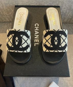 Chanel black mules pearl - Gem