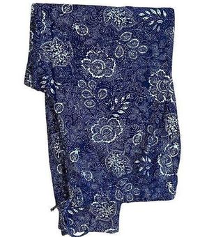Lucky Brand Boho Blue Paisley Bohemian Lounge Pants ~ Women's Size LARGE -  $17 - From Susan