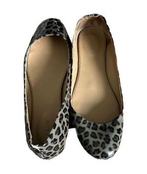 j crew leopard ballet flats