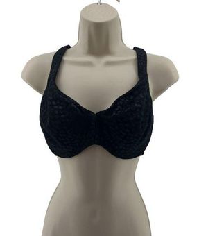 Soma Minimizing Emma Animal Jacquard Bra Black 36D Size undefined - $40 -  From W