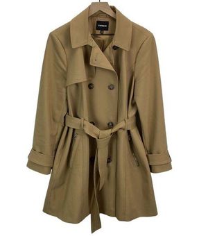 Vero Moda trench coat in camel