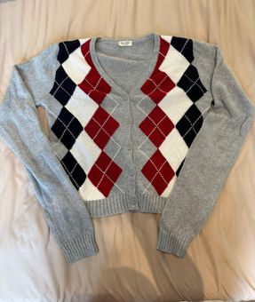 Brandy Melville, Sweaters, Brandy Melville Argyle Sweater