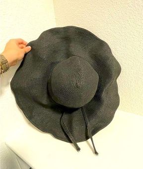 D&Y Women's Wide Brim Straw Hat Big Floppy Foldable Roll up Cap Beach - $4  - From Heidi