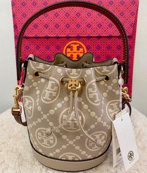 Tory Burch T Monogram Contrast Embossed Mini Wallet