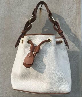 As Is Dooney & Bourke Pebble Leather Drawstring with Pouch 