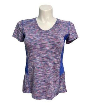l*space RBX Performance Womens -dye Multi-color Activewear Workout V-Neck  Top Large - $20 - From Susan