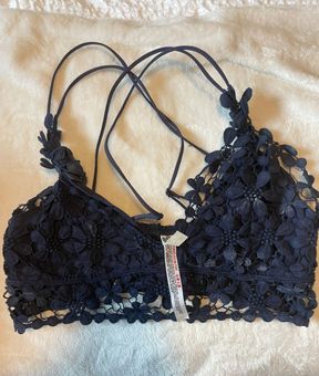 Free People Miss Dazie Crochet Bralette Blue - $13 (65% Off Retail) - From  Sloane