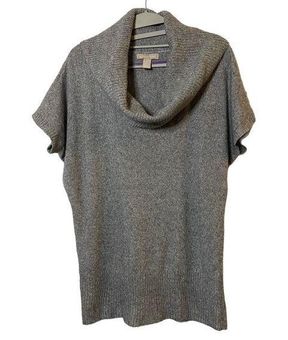 Banana Republic Women's M - Gray wool blend knit short sleeve