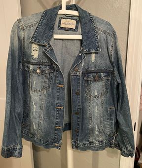 Ashley-Vintage Charm Denim Jacket Blue 