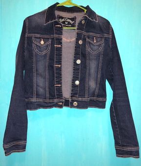 red camel denim jacket