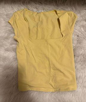 Garage Portia Square Neck Too Yellow Size XS - $17 (43% Off Retail) - From  eri