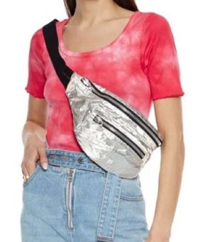 Helmut Lang NEW Helmet Lang Base Short Sleeve Ribbed Tie Dye