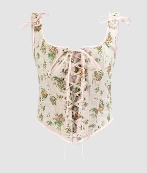 Look + Sky Floral Corset Multi Size XS - $10 (61% Off Retail) New With Tags  - From Madisyn