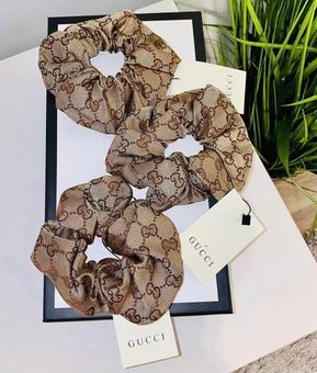 Gucci Designer Scrunchie Brown - (40% Off Retail) - From Makayla