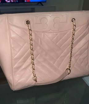 tory burch pink tote bag