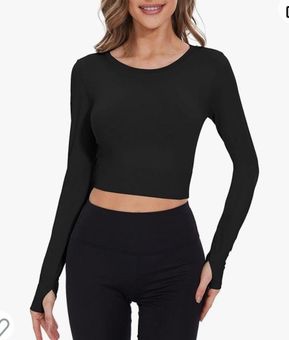 Long Sleeve Workout Top Black Size XS - $15 (40% Off Retail) - From  Blair