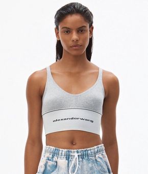 Alexander Wang Logo Band Bra (Small) Gray - $110 New With Tags - From Anne