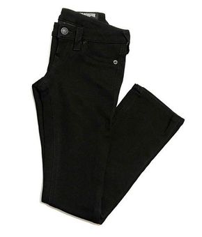 True Religion Johnny Pant Stretch Ponte Black Straight Leg