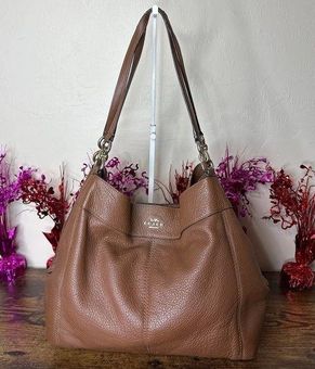 Coach Lexy Pebble Leather Shoulder Bag