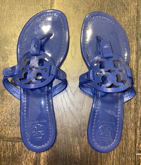 Tory Burch Navy Blue Miller Sandals Size 6 - $90 (54% Off Retail) - From  Angelina