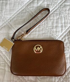 Michael Kors Brown Wristlet Wallet